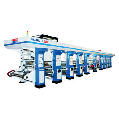 GRAVURE PRESS FOR PHARMA PRINTING INDUSTRY (HSL + MULTI COLOR PRINTING COMBINATION)
